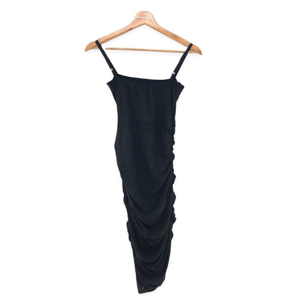 OW Collection Mesha‎ Dress in Black Glitter M - Picture 2 of 8